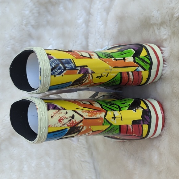 ROMA | Unisex Ilona Kids Art 1 Rainboots, Size 7, Multicolor - Picture 4 of 11